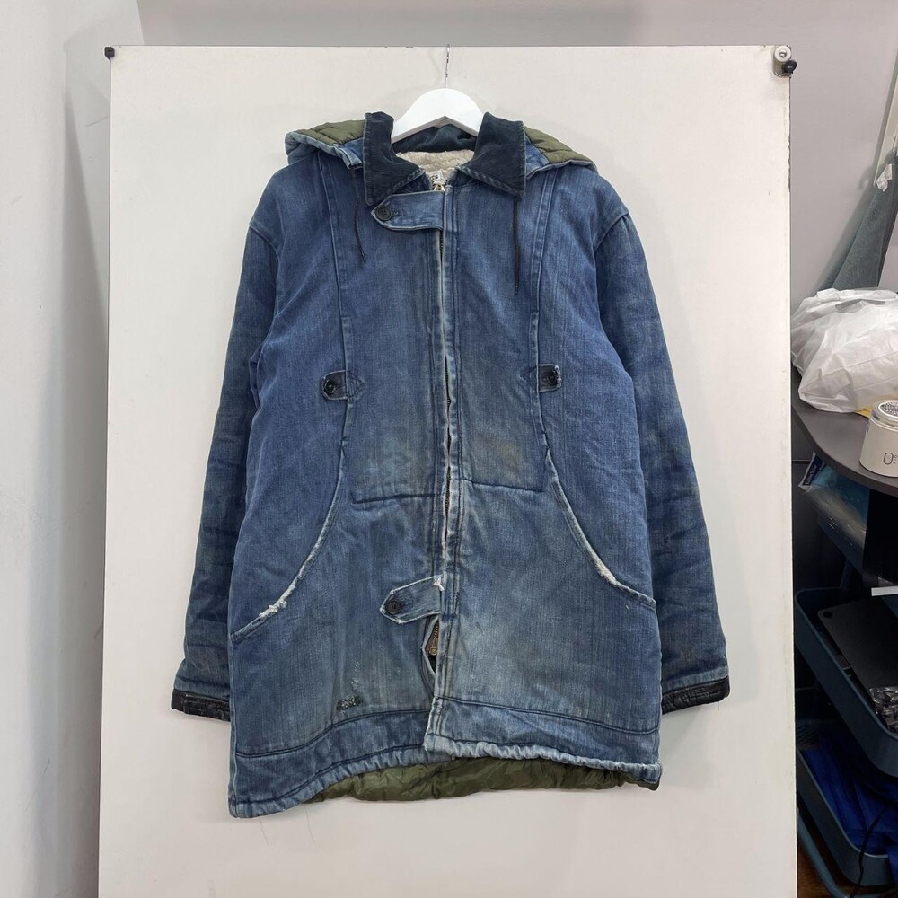 Men's Blue and Navy Jacket